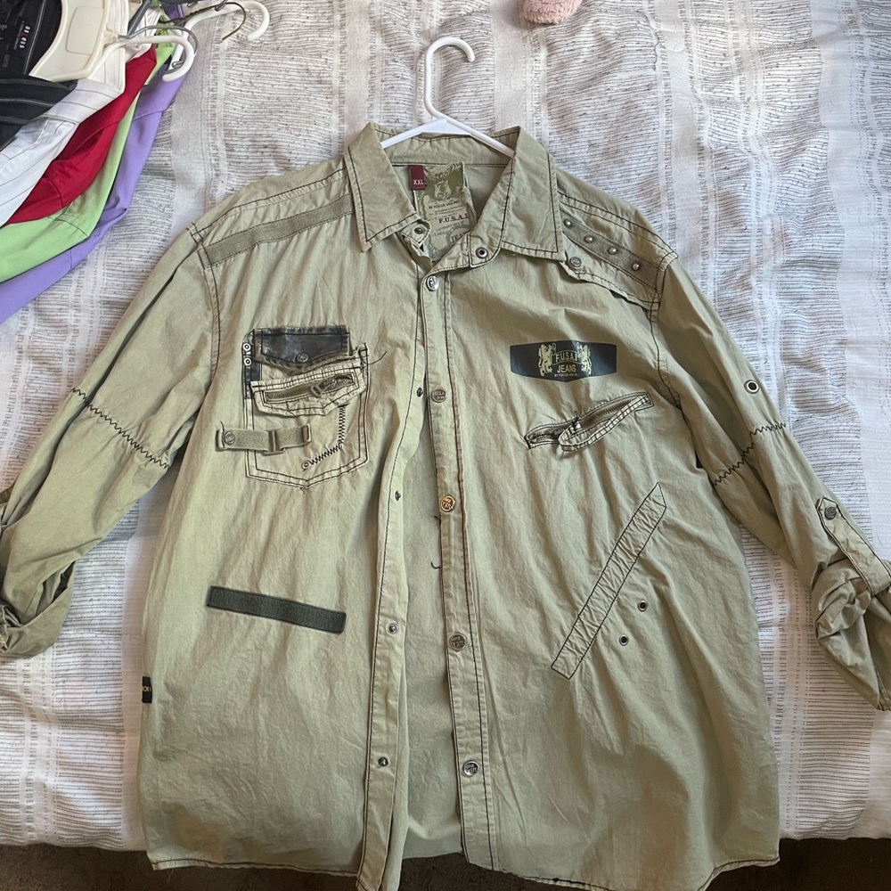 Button down shirt for men